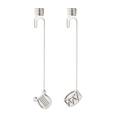 Georg Jensen - 2026 Kynttilänpidike joulukuuseen 2 kpl Hopea