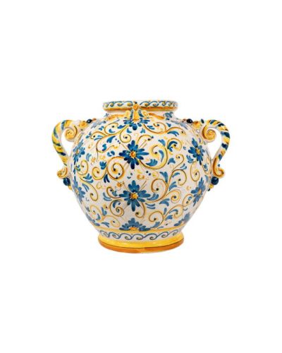 Newport Aurelia urn blue/yellow