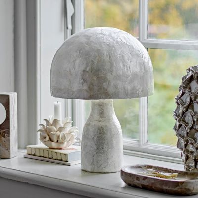 Adria-pöytälamppu, helmiäisväri, korkeus 43 cm, E27 Bloomingville - Olohuone - Yksilamppuinen