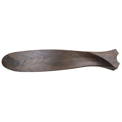 ECO GENUINO kattotuuletin, musta/pähkinäpuu 122 CasaFan - Olohuone - Moderni