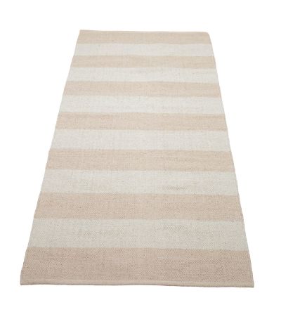 Veke Kallio puuvillamatto 80x250 cm lvalk/valkoinen