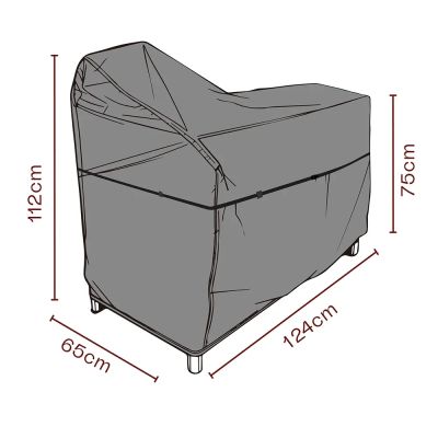 Brafab, Huonekalusuoja ulkokeittiö 124x65x112/75 cm Premium