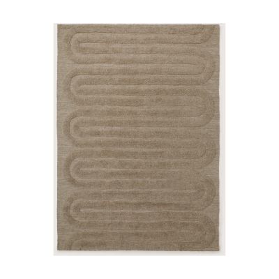 Tinted Riklund villamatto Beige-melange, 250x350 cm