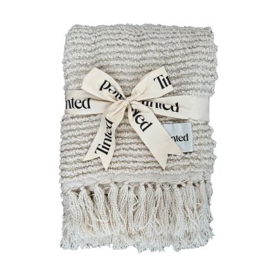 Tinted Janzen bouclé viltti Solid off white-natural, 130x170 cm