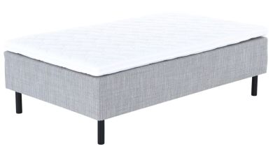 Unia Hopea runkopatjasänky XL 120x200 harmaa, muoto pp, 23cm musta jalka