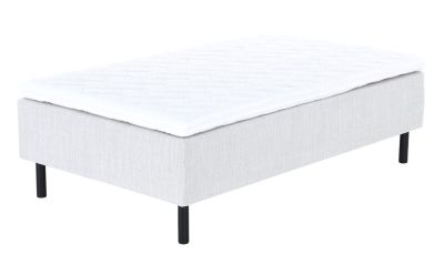 Unia Hopea runkopatjasänky M 120x200 beige, muoto pp, 23cm musta jalka