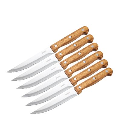 Dorre - BBQ Pihviveitsi 22,5 cm 6 kpl Teräs/Akaasia