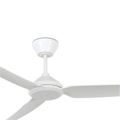 Polis-kattotuuletin, valkoinen, halkaisija 137 cm, DC, IP55 Beacon Lighting - Olohuone - Moderni - Muovi