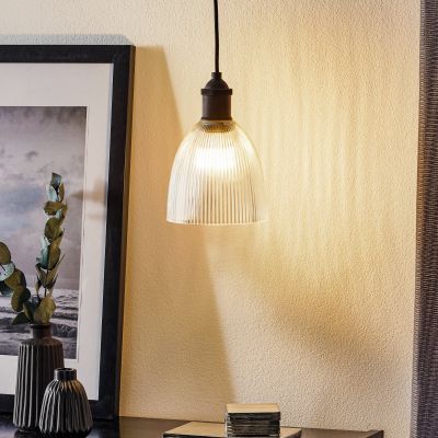 Riippuvalaisin 6338540, kirkas/pronssi, lasi, E27 Westinghouse - Olohuone - Maalaistalo / rustiikki - Yksilamppuinen