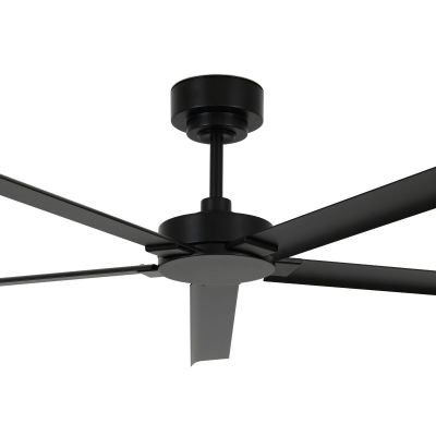 Monza-kattotuuletin, musta, Ø152 cm, IP55 Beacon Lighting - Olohuone - Moderni - Alumiini