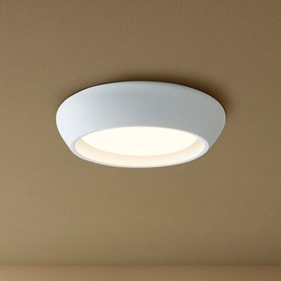 Fjord-kattovalaisin, valkoinen, kipsi, halkaisija 28 cm, GX53 Beacon Lighting - Olohuone - Kipsi / savi - Pyöreä