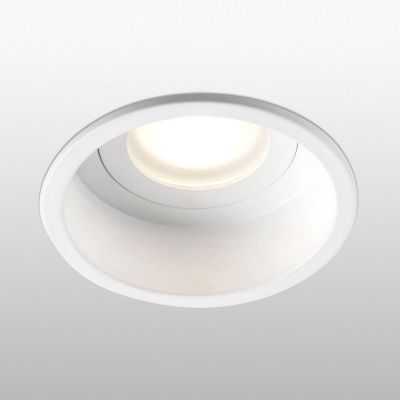 Hyde-upotettava spotti, valkoinen, Ø 8,9 cm, IP44 FARO BARCELONA - Eteinen / käytävä - Moderni - Metalli - Pyöreä