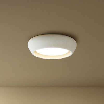 Fjord-kattovalaisin, vaaleanharmaa, kipsi, halkaisija 28 cm, GX53 Beacon Lighting - Olohuone - Kipsi / savi - Pyöreä