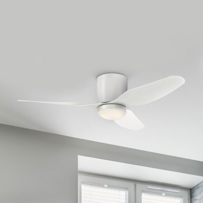 LED-kattotuuletin Carla, hiljainen, 117 cm, valkoinen – Westinghouse - Olohuone - Moderni - Muovi