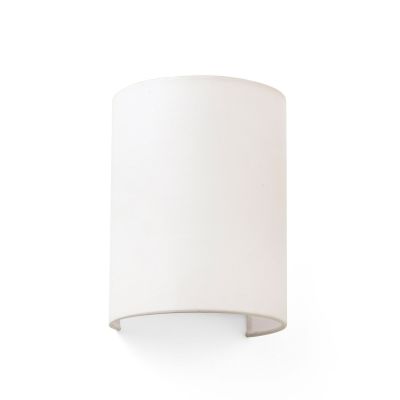 Cotton-seinävalaisin, kaareva, 20 x 15 cm, beige FARO BARCELONA - Olohuone - Moderni - Kangas / tekstiili