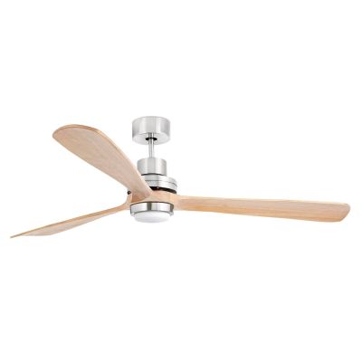 Lantau-G LED-kattotuuletin, halkaisija 168 cm, mänty FARO BARCELONA - Olohuone - Moderni - Puu