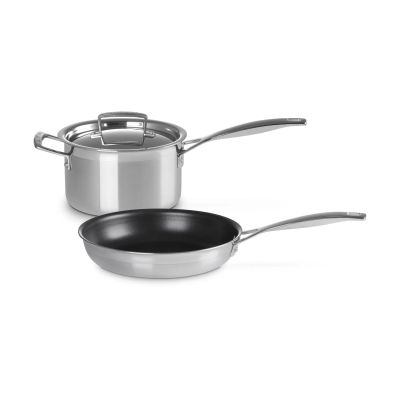 Le Creuset Le Creuset kattila- ja paistinpannusetti Ruostumatonta terästä, 2 osaa