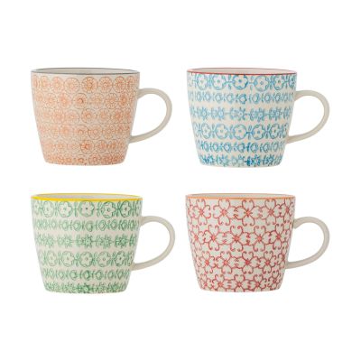 Bloomingville Carla-muki Monivärinen, 4-pack