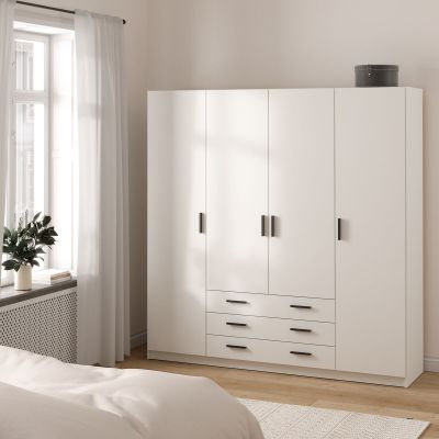 Tvilum Sprint vaatekaappi 196x50x200 cm valkoinen