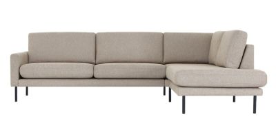 Veke Kotoa avokulmasohva oikea, beige 11 Merita, ilman jalkoja, asiakaspalautus