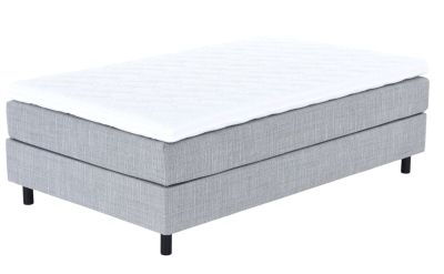 Unia Hopea jenkkisänky XL 120x200 harmaa, 900 stylex, 14cm musta jalka(kuvausmal