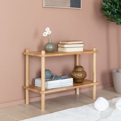 Veke Askel tammi korkea taso 73x35x53,5 cm suoralla päädyllä lakattu tammi, kuvausmal