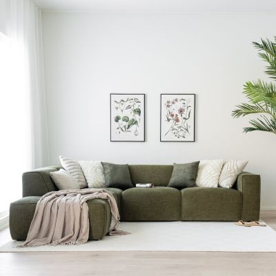 Veke Hali avokulmasohva vasen Home 14 vihreä, asiakaspalautus