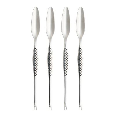 Global - Classic Äyriäishaarukka 4 kpl Teräs | Alk. 54,00 €