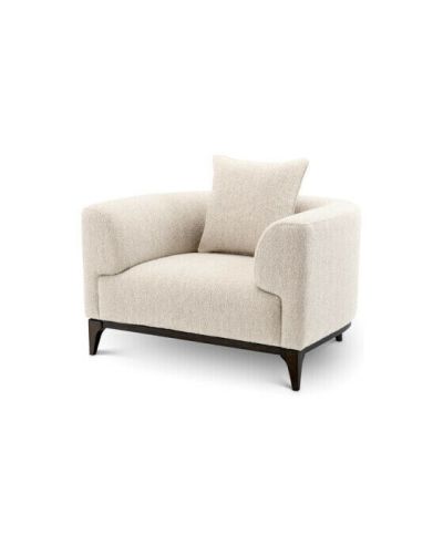 Eichholtz Brannan Chair Bouclé Chalk White