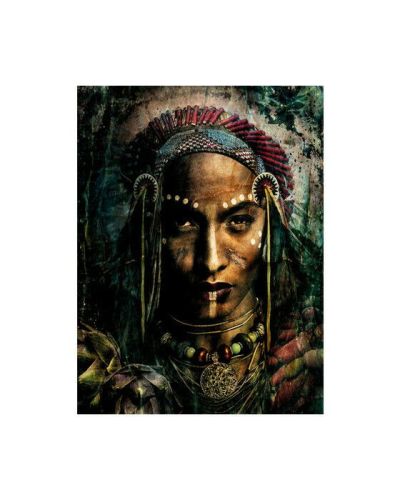 Cobra Art indian Portrait