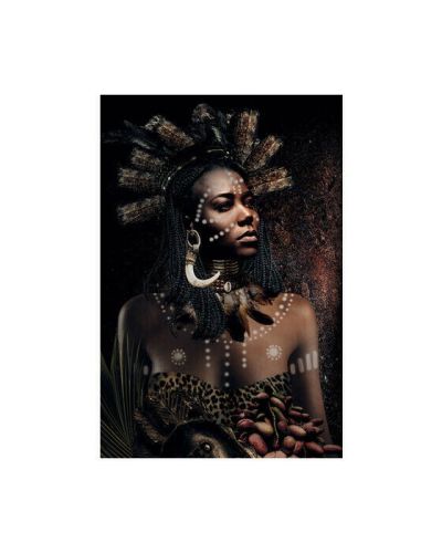 Cobra Art African Tribe Woman