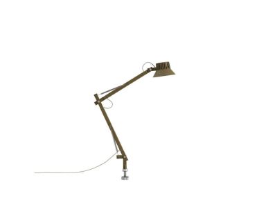 Dedicate Pöytävalaisin w/Pin S2 Brown Green Muuto - Työhuone / toimisto - Alumiini