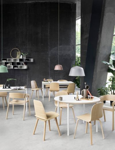 Ambit Riippuvalaisin Ø40 Grey Muuto - Ruokailutila - Alumiini