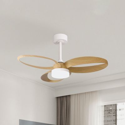 LED-kattotuuletin Infinity, puukuvio, DC, hiljainen Mantra Iluminación - Olohuone - Moderni - Muovi