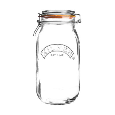 Kilner Kilner pyöreä purkki salpalla Kirkas, 3 l