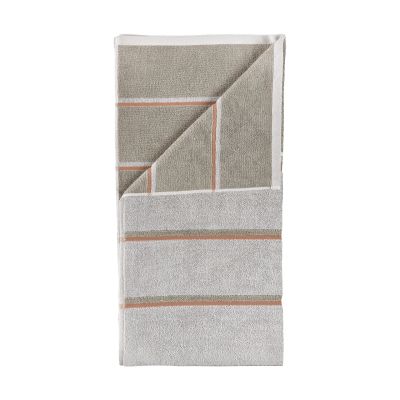 Zone Denmark saunapyyhe Soft grey-eukalyptus-terrakotta, 50x100 cm