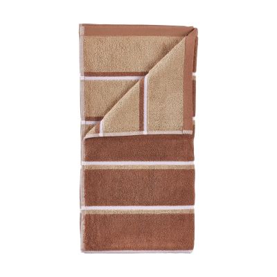 Zone Denmark saunapyyhe Terrakotta-kamela-lupiini, 70x140 cm
