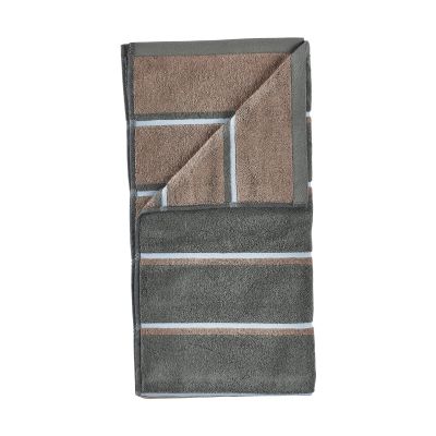 Zone Denmark saunapyyhe Olive green-taupe-blue fog, 70x140 cm