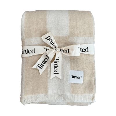 Tinted Hallin mohairviltti Beige-off white, 130×170 cm