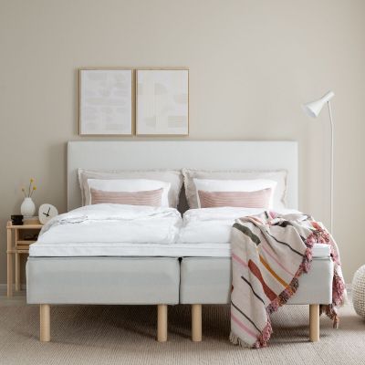 Unia Arki sängynpääty 150x122 beige Altea, sis. säätöjalat