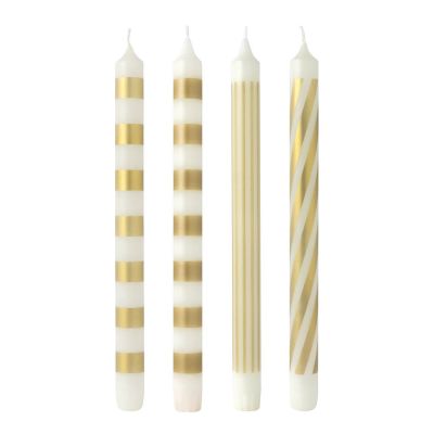 Villeroy & Boch - Christmas Chic Kruunukynttilä 25 cm 4 kpl Valkoinen/Kulta