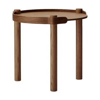 Cooee Design Woody pöytä Ø45 cm Tummapetsattu tammi
