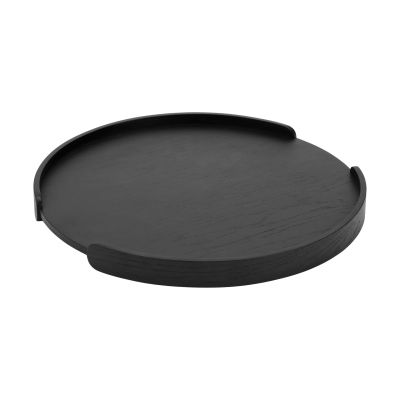 Cooee Design Woody tarjotin Mustaksi petsattu tammi, Ø35 cm