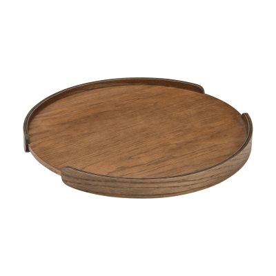 Cooee Design Woody tarjotin Tummaksi petsattu tammi, Ø35 cm