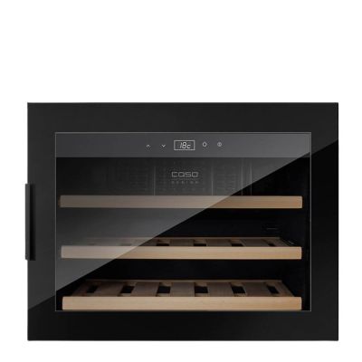 Caso - WineSafe Viinikaappi 18 pullolle Musta