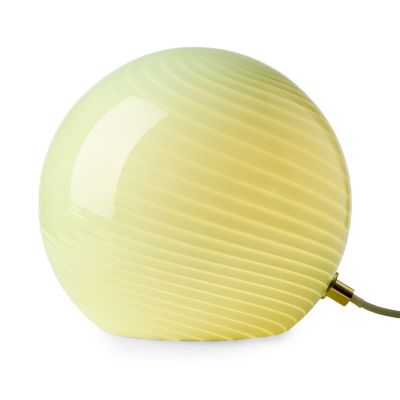 CANDY-pöytävalaisin, oliivi, halkaisija 20 cm, lasi, E14 Halo Design - Olohuone - Yksilamppuinen