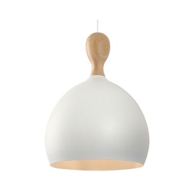 Dueodde-riippuvalo, valkoinen, halkaisija 39 cm, metallia, E27 Halo Design - Olohuone - Skandinaavinen - Yksilamppuinen