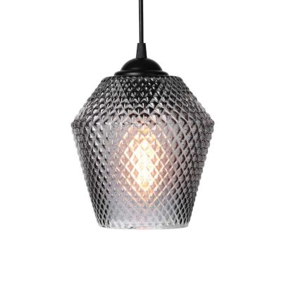 NOBB-riippuvalo, savuharmaa, Ø 17 cm, lasi, E27 Halo Design - Olohuone - Yksilamppuinen