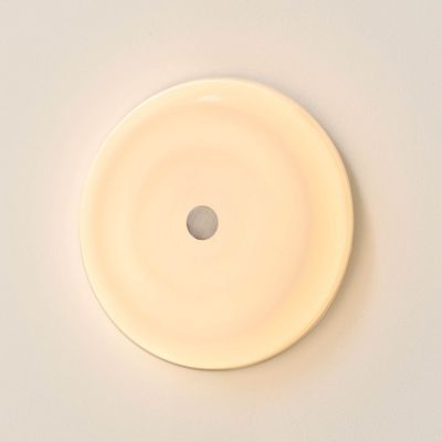 WAVE LED-kattovalaisin, opaali-lasi Ø 30 cm, stepdim Halo Design - Olohuone - Yksilamppuinen
