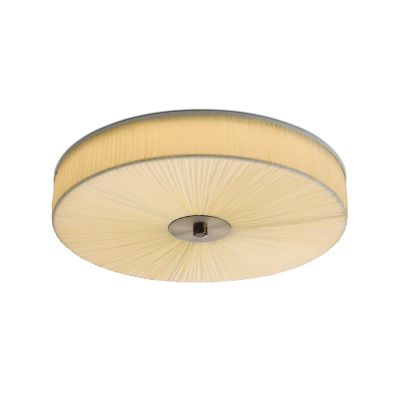 STRING LED-kattovalaisin, beige, Ø 40 cm, stepdim Halo Design - Olohuone - Kangas / tekstiili - Yksilamppuinen